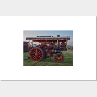 Showmans Traction Engine Posters and Art